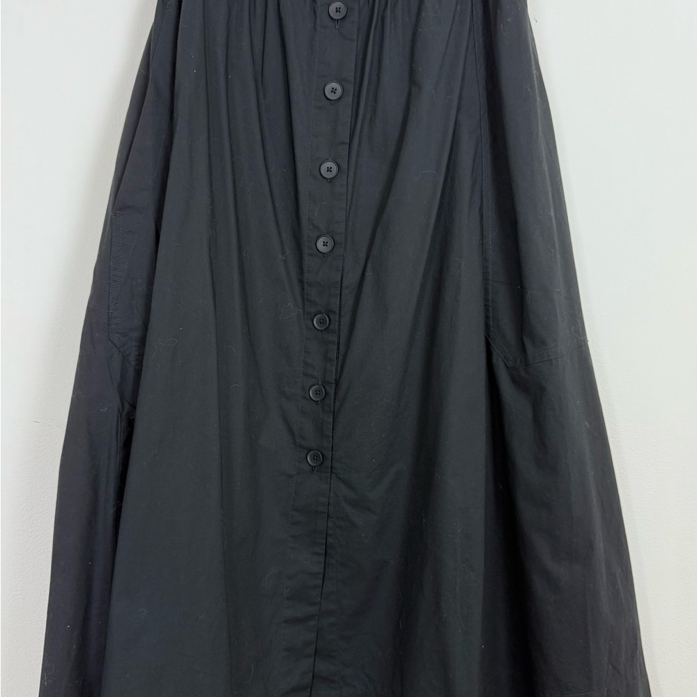 Everlane The Easy Button Front Midi Skirt NWT Sz S